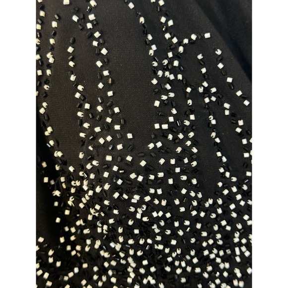 JS Boutique Women’s Dress Evening Gown‎ Prom Size 10 Black Beaded - Picture 4 of 9
